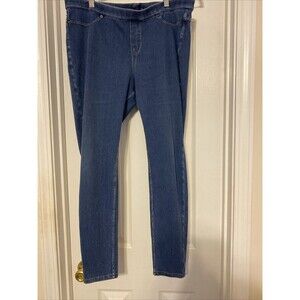 Women’s June & Daisy Leggings Blue Jeans Size L